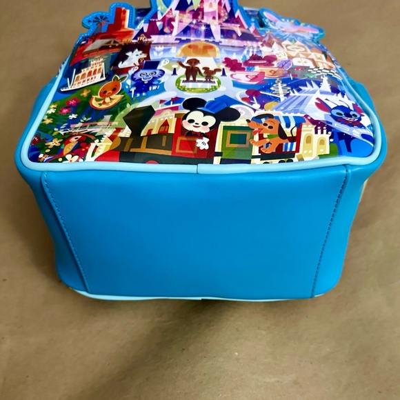NWT Disney Parks Attractions Joey Chou Blue Backpack Minnie Ear Headband Bundle - Picture 6 of 12